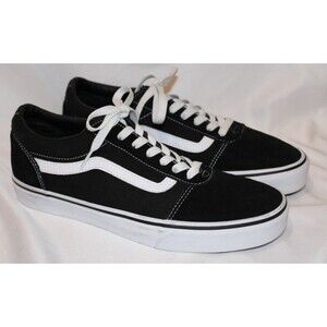 Vans Skate Old Skool Black White Men's Sneakers Sz 9 NWOB